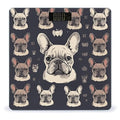 I Love French Bulldog Bathroom Scale for Body Weight LCD Display Digital Bathroom Scale Tempered Glass Bathroom Weight Scales Fashion Smart Scales for Home Bedroom 400 Lb