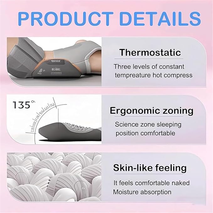 Back Massager Smooth Triple Fusion Massager2026 Upgrade 3 in 1 Lower Back Massagers for Muscle Relaxation Gentle Vibration &amp Traction for BackNeck and ShoulderGifts for Women (A One Size)