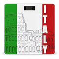 Digital Bathroom Scale for Body Weight Scale with Bright LCD Display High Accuracy Step-On Technology Auto On/Off Roman Colosseum Italian Flag Digital Scales 400 Lbs /180kg
