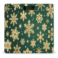 Christmas Snowflakes Background Weight Scale Large Digital Bathroom Scales with Bright LED Display Non Slip Digital Scale and Step On Fashion Weighing Machine for Body