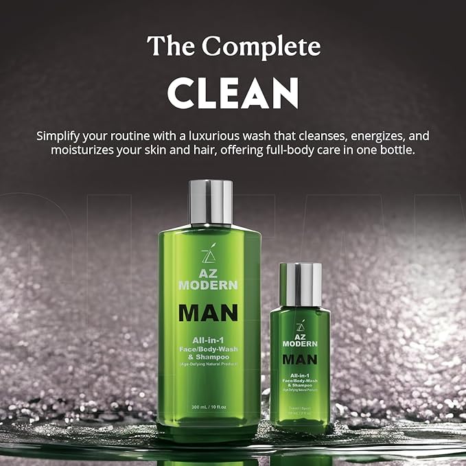 3-in-1 Face Wash Body Wash &amp Shampoo 10.14 + 2 FL OZ | To Wash Away Sweat Dirt &amp Excess Skin Oils | Odor Cleansing Aloe Vera &amp Jojoba Oil Formula | For All Skin Types