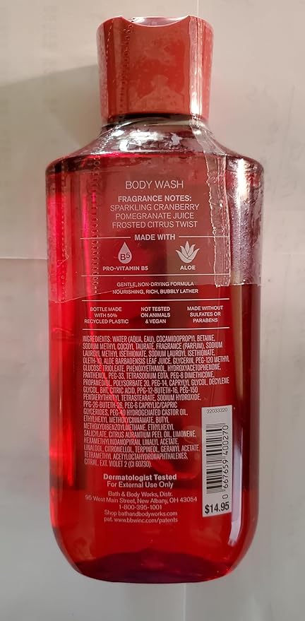 Bath &amp Body Works Mrs Claus Shower Gel Body Wash Body Lotion and Ultimate Hydration Body Cream 3 Piece Set