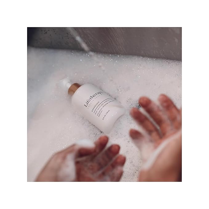 Lifetherapy 3-in-1 Body Wash Bubble Bath &amp Hand Wash – Energized | Clean Skin-Loving Formula | Vegan &amp Gluten Free | Nourishing &amp Revitalizing | Free From Parabens Sulfates &amp Phthal