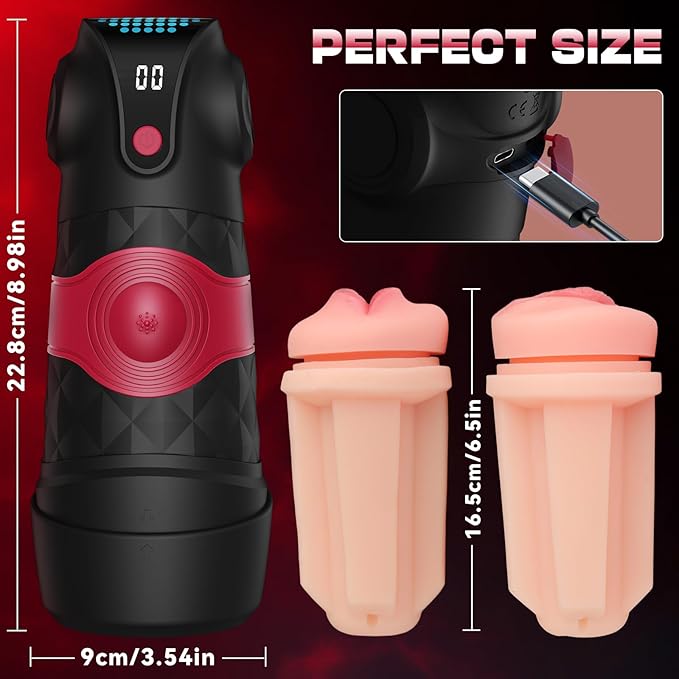 2026 New Electric Pocket Puzzy Tight Mouth 9 Vibrating with 2 Removable Sleeves Thick Fleshy Design Pocket Pussycats-for Men HCN6