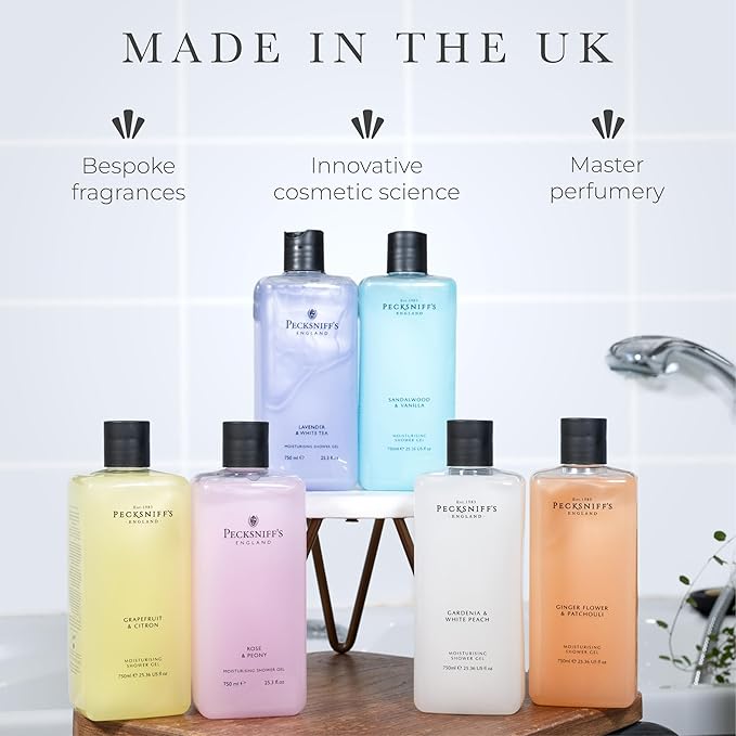 Pecksniff's Classic 750ml Shower Gel Ginger Flower &amp Patchouli