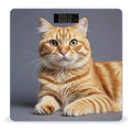 Cat Scale for Body Weight Accurate Digital Bathroom Scale Toughened Glass High Precision Scales Smart Weight Scales with Large LCD Backlight Display Weighing Machine