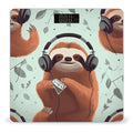 Funny Cute Animal Sloth Music Bathroom ScaleHighly Accurate Digital Weighing Machine for People Bright LED Display Weight Scale for The Aldult Home Use