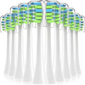 10PCS Replacement Toothbrush Heads Compatible for 7am2m AM101/AM105 Sonic Electric Soft Bristle Nozzles(10PCS White)