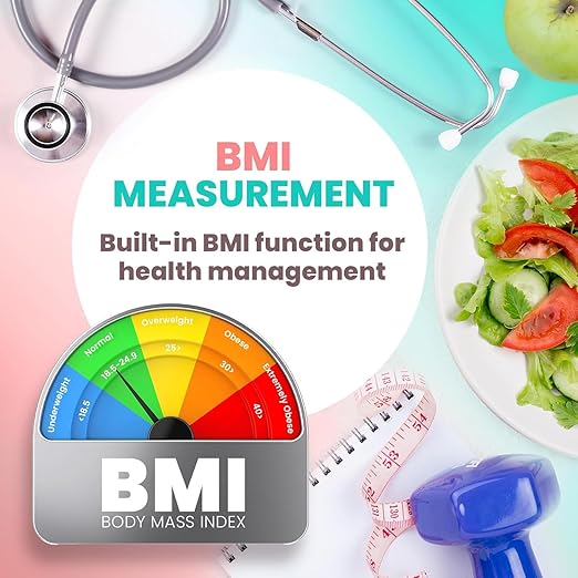 SIKE Digital Physician BMI Scale Medical Floor Scale for Body Weight 550 lb Limit Professional Weight Scale Portable Easy to Read Digital Display Heavy Duty 12.5 x 12 Platform