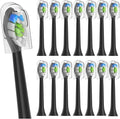 4/8/16pcs Replacement Toothbrush Heads Compatible for PhlipsElectric Tooth-Brush Head Compatible with Phllips(Blue)
