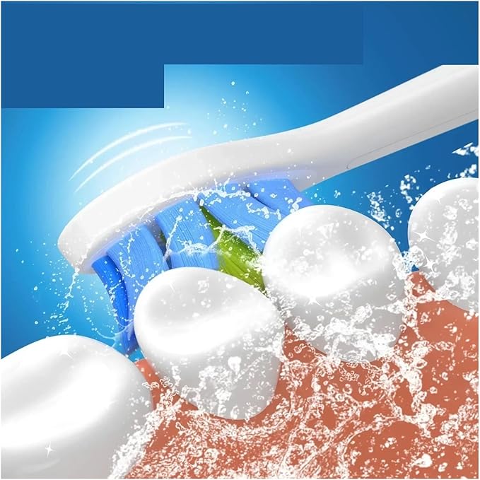 Replacement Toothbrush Heads Compatible for C2 C1 G2 W Plaque Control Simply Clean Electric Brush Head8/12/16 Pack(White-8pcs)