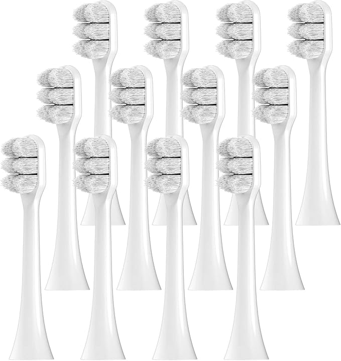 Ultra Soft Replacement Toothbrush Brush HeadsCompatible for Philips Electric Toothbrush for Sensitive Teeth Gums Care(12 Pcs)
