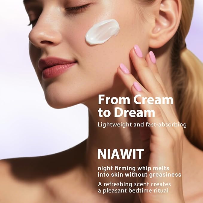 Overnight Toning Body Whip – For Loose Crepey Skin on Arms Thighs &amp Belly | Firming Moisturizing &amp Anti-Wrinkle Night Cream to Improve Tone While You Sleep All Skin Types