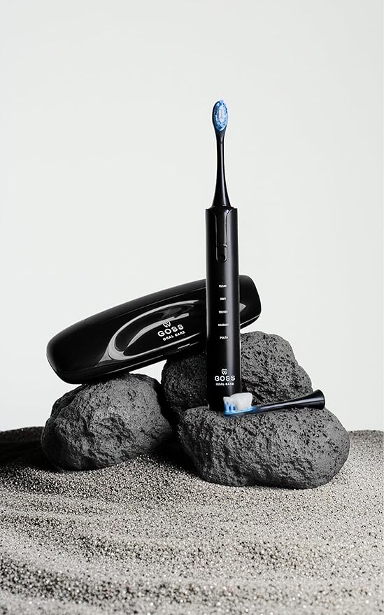 GOSS Electric Toothbrush Sonic &amp Oscillating Rechargeable Toothbrush with Charging Case Deep Clean Professional Whitening Toothbrush for Adults and Teens