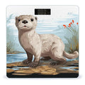 Otter Bathroom Scale Ultra-Bright Liquid Crystal Screen Weight Scale Accurate Bathroom Body Scales for Body Weight Bathroom Pet Home Bedroom Gift-Giving