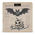Bat Art Bathroom Scale for Body Weight Bathroom Weighing Scales with Back Lit LED Display Sturdy Tempered Glass Body Weight Bathroom Scale 400lb Weighing