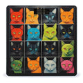Cat Collage Pictures Scale for Body Weight Precision Bathroom Weighing Scales with Back Lit LCD Display Sturdy Tempered Glass Body Weight Scales Digital Bathroom Scale 400lb