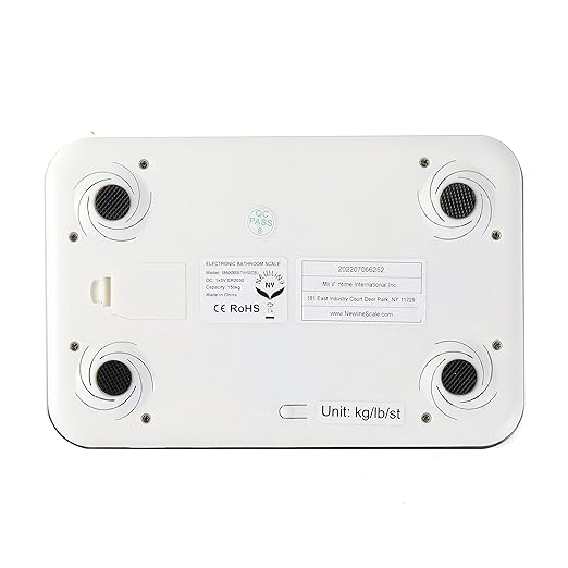 NEWLINE NY Auto Step On Super Mini Travel Bathroom Scale 5.25 x 8.5 SBB0638SM: Twendy Wave