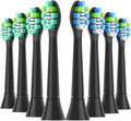 Replacement Toothbrush HeadsCompatible for Phips Electric Brush Head 4100 6500 6100 7500 5300(4Green4Blue-Black)