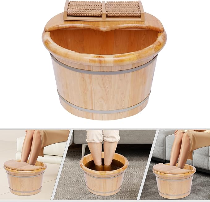 Foot Spa Bath MassagerMassaging Rollers Foot Soak Tub for Foot Pain Relief Tub for Stress Relief for Mom Dad Women Men Her Him
