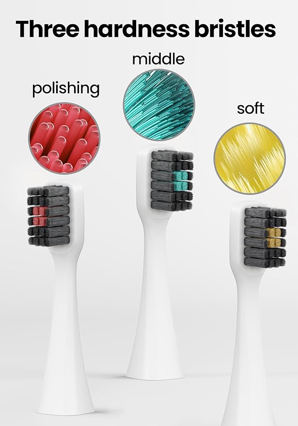 Allegro Luxury Premium Polished Metal Sonic Toothbrush M1 Silver White