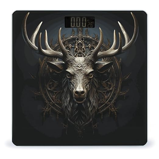 Antlers Scale for Body Weight Digital Bathroom Scale Precision Smart Weighing Scales with Clear LED Display Accurate High Precision Scales Weighing Machine