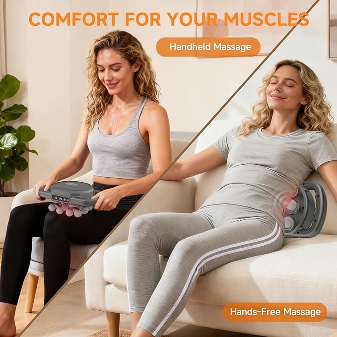 12 Head Massage GunDeep Tissue Percussion Massager with 9 Levels &amp 9 Modes2600mAh Bttery Cordless Electric Muscle Massager Tool for Back/Shoulder/Hand/Leg/Foot Full Body Muscle Pain Relief