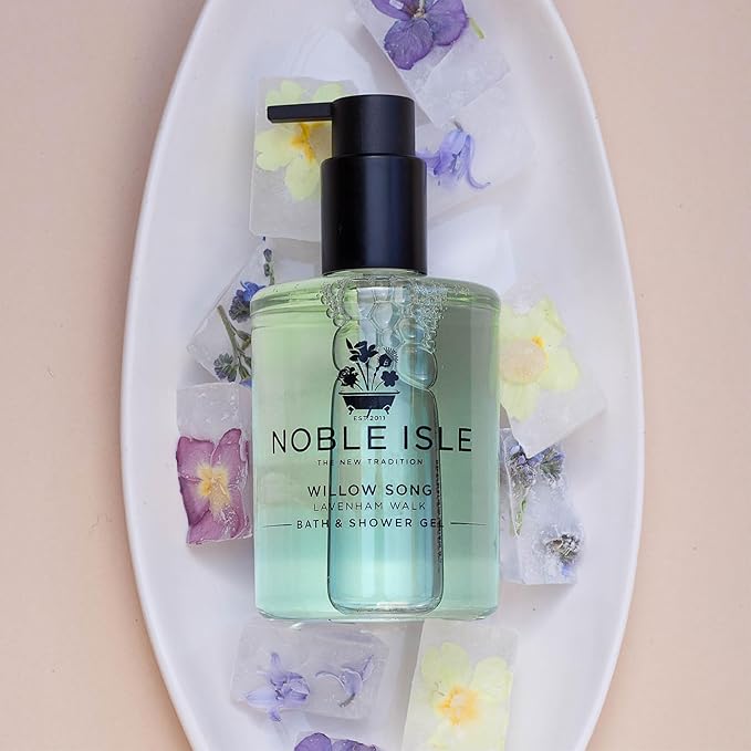 Noble Isle Willow Song Bath &amp Shower Gel | Luxury Body Wash for Women with Fine British Fragrance Oils | Vegan Body Wash &amp Paraben Free Body Wash (8.45 oz)