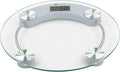 Home Basics Glass Bathroom Scale Round No Size Clear