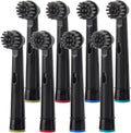 Electric Toothbrush Replacement Brush Heads Compatible For Oral Basic Cleaning -B Toothbrush Nozzle BristlesD100 D25 D30 D32 4739 3709 3744(17A-4Pcs)