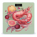 Pomegranates and Fruits Scale for Body Weight Highly Accurate Digital Bathroom Scale Sturdy Tempered Glass Weighing Scales with LCD Display Fashion Body Fat Smart Scales 400lb