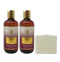 Bath &amp Body Works Aromatherapy Vanilla Nutmeg - 2 Body Wash + Foam Bath with a Natural Oats Soap