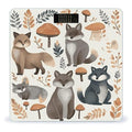 Woodland Raccoon Animals Weight Scale Large Bathroom Scales Digital Weight with Bright LED Display Non Slip Automatic Weighing Scale Fashion Weighing Machine for Body
