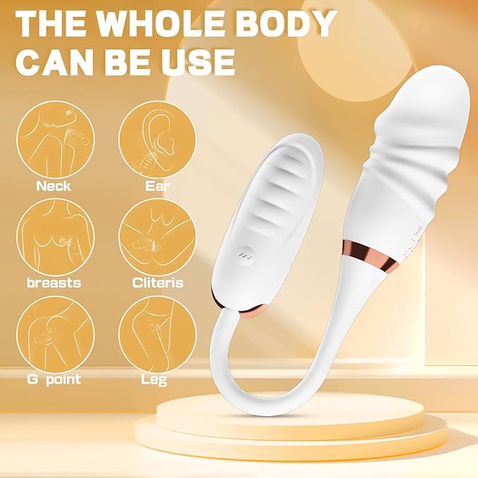 Portable Vibrating Massager -Clitioral Sucker Relaxes Muscles Viboators Toy 10 Modes Couples - for Body and Back Foot Silent Personal for Sports Massage Adult Tools Relaxation P1WO0715