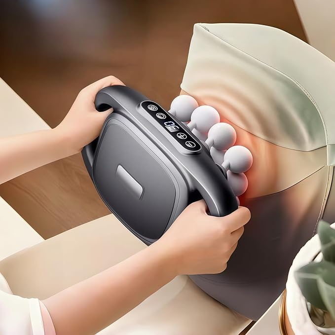 16-Drive Massage Gun Deep Tissue Muscle Massager with 3 Modes &amp 30 Intensities Portable Quiet Percussion Massager for Legs Waist Back Neck Buttocks Muscle Pain Relief