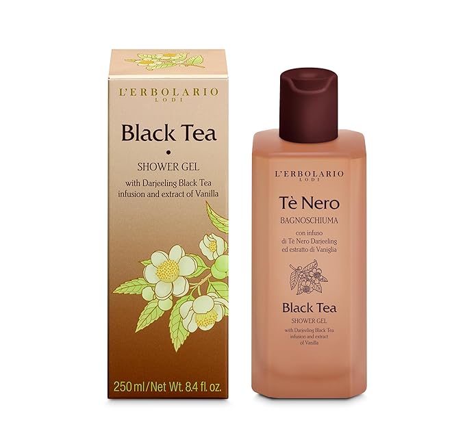 Shower Gel - Black Tea by LErbolario for Unisex - 8.4 oz Shower Gel