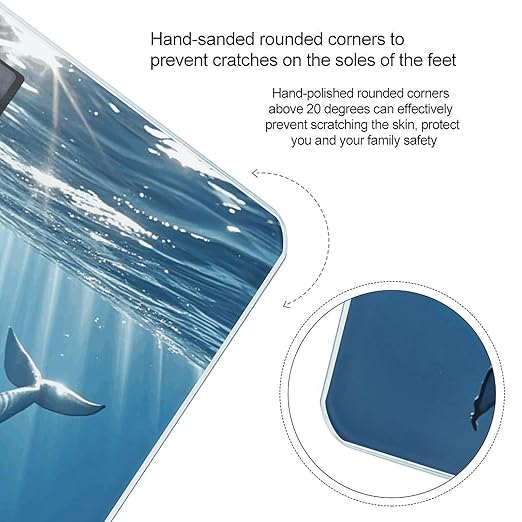 Swimming Fish Png Scale for Body Weight Digital Bathroom Scale Accurate Smart Weight Scales with Large Display Weighing Machine High Precision Scales