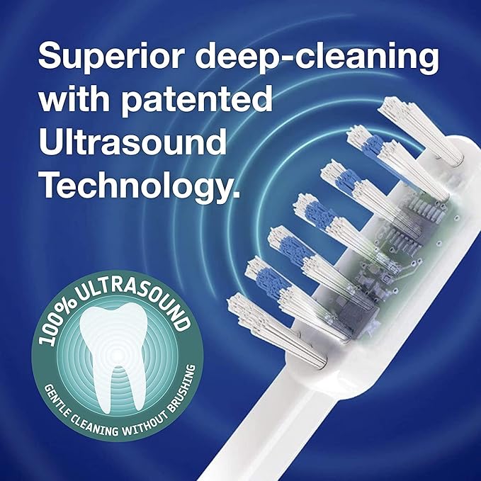 Emmi-dent Oral Waver Electric Toothbrush. Ideal for Sensitive Teeth Plaque Removal and More! Includes Nano-Bubble Toothpaste (Kids Gentle Vibration Oral Waver with 100% Ultrasound)