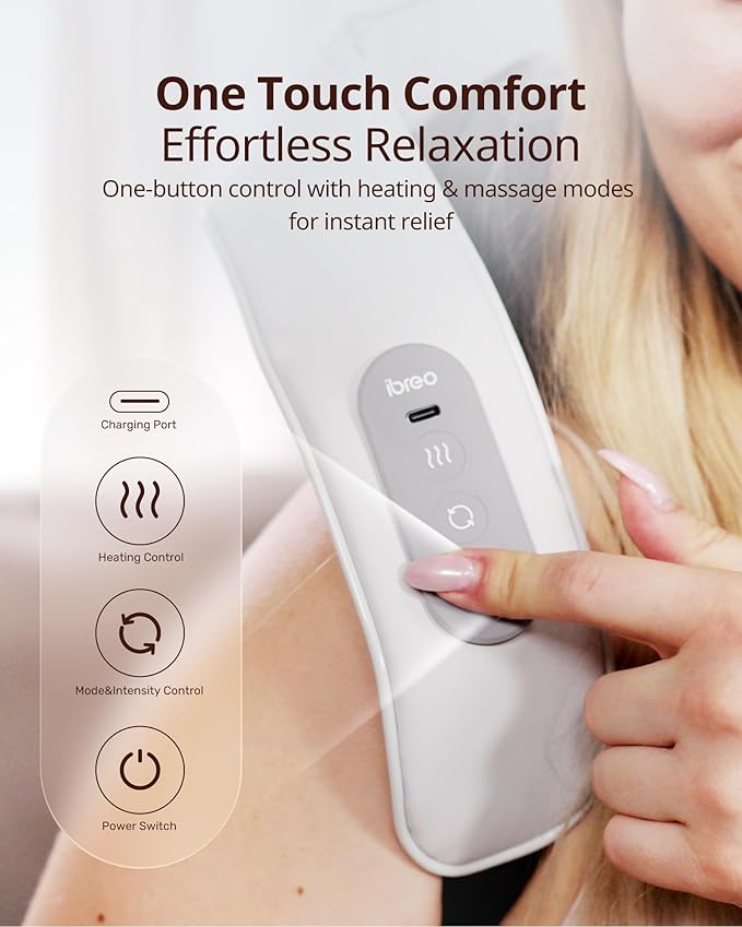 Shiatsu Neck and Back Massagers with Heat 150 Mins Uses 4 Modes &amp Adjustable Massage Head Electric 3D Deep Tissue Kneading for Shoulder Leg Muscle Soreness Pain Relief Relaxation for Women