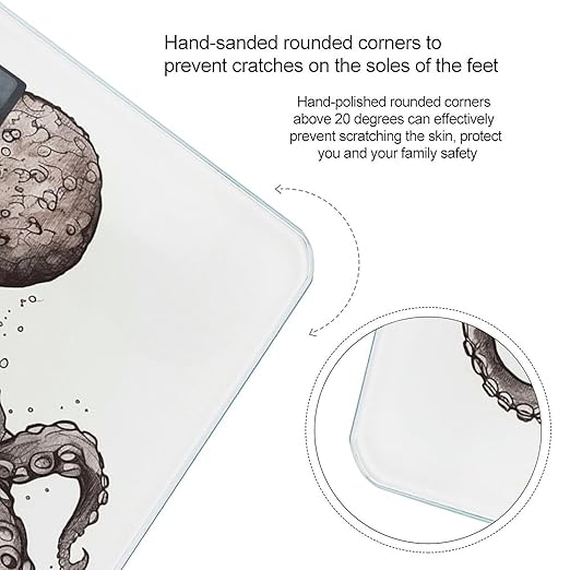 Octopus Scale for Body Weight Digital Bathroom Scale Accurate Smart Weight Scales with Large Display Weighing Machine High Precision Scales