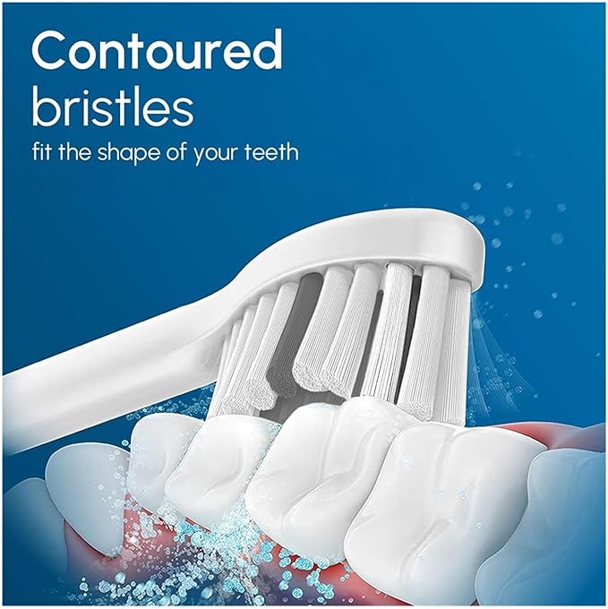 Replacement Toothbrush Brush Heads Compatible for Pro1100 4100 6100 9000 9300(4 Pcs)