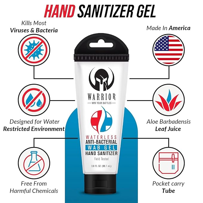 3 in 1 Body Wash For Men &amp Women Travel Size Body Wash | Antibacterial Hand Sanitizer Gel – Waterless Hand Sanitizer - 3 Oz
