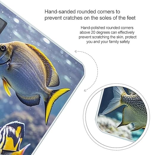 Different Fish Scale for Body Weight Smart Scales Digital Bathroom Scale High Precision Weighing Scales with Large Display Weighing Machine for People
