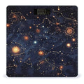 Star Constellation Map Scale with LCD Easy-to-Read Anti-Slip Weight Digital Bathroom Scale Precision Weighing Scales Sturdy Tempered Glass Body Weight Scales for Daily Use