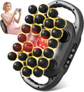 Kalamera Massage Gun with 24 Heads Quiet Handheld &amp Hands-Free Muscle Massager for Workout Recovery Office Relaxation and Home Use Rechargeable for Back Shoulders Legs &amp Feet