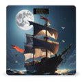 Pirate Sailboat Full Moon Scale for Body Weight Accurate Digital Bathroom Scale Toughened Glass High Precision Scales Smart Weight Scales with Large LCD Backlight Display Weighing Machine