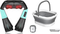 Nekteck Shiatsu Neck and Back Massager and Foot Basin