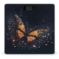 Butterfly Wave Scale for Body Weight Highly Accurate Digital Bathroom Scale Sturdy Tempered Glass Weighing Scales with LCD Display Fashion Body Fat Smart Scales 400lb