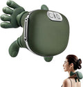 Neck Massager Bionic Heated Massager Cordless Portable Shiatsu Neck and Back Massager 4D Kneading Massage Simulated Human Hand Design for Pain Relief Deep Tissue and Muscle Relax