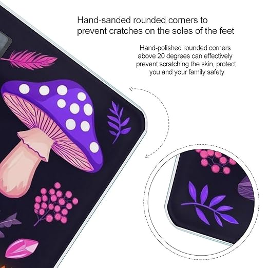 Men's Smart Scale for Body Weight Digital Bathroom Weighing Scale Automatic Switch Energy Saving Scale Goth Magic Witch Witchy